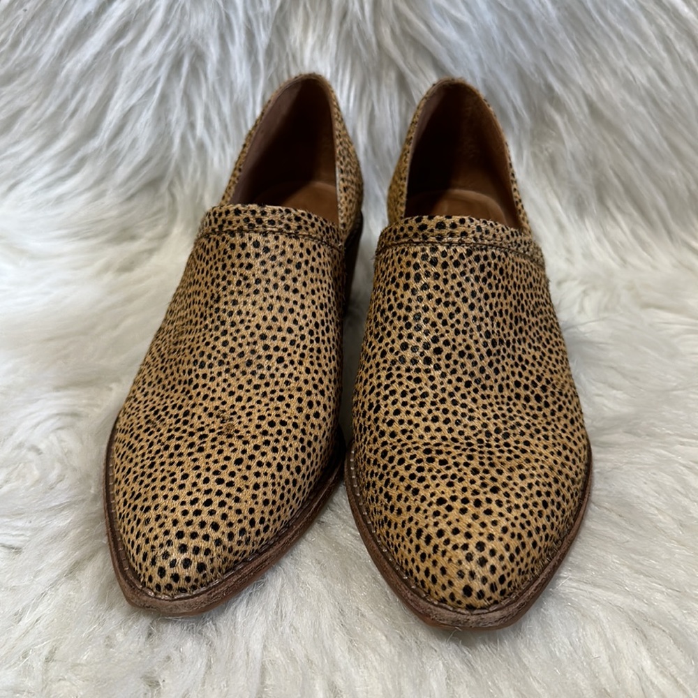 Madewell The Brady Lowcut Bootie in Spotted Calf Hair Size 6.5 - Picture 3 of 11